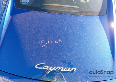 2012 Porsche Cayman z USA, uszkodzony, nr VIN WP0AA2A87CS760162